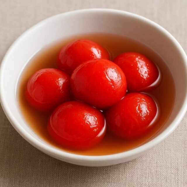 孤独のグルメで話題！トマト酢漬けのレシピと作り方～お酢がしみた夏のさっぱり一品