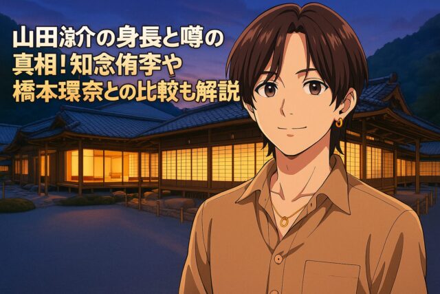 山田涼介の身長と噂の真相！知念侑李や橋本環奈との比較も解説