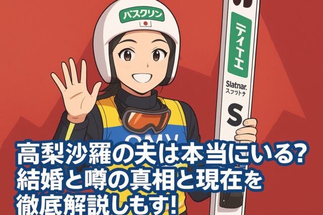 高梨沙羅の夫は本当にいる？結婚と噂の真相と現在を徹底解説しもす！