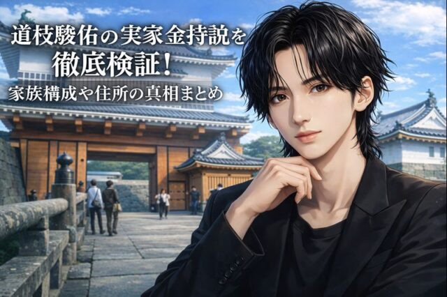 道枝駿佑の実家金持ち説を徹底検証！家族構成や住所の真相まとめ